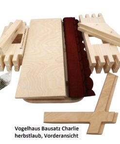 23.202-04 Vogelhaus Bausatz Charlie herbstlaub - 4